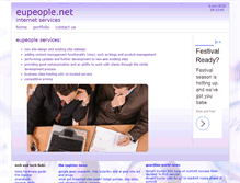 Tablet Screenshot of eupeople.net